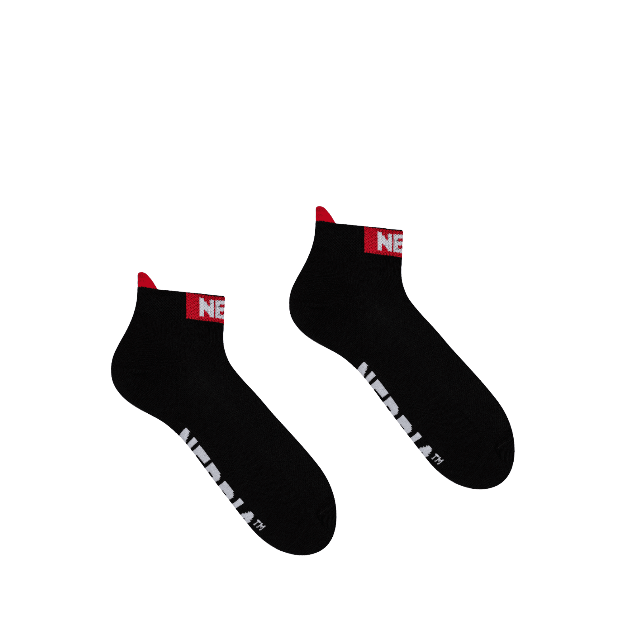 NEBBIA "SMASH IT" ankle length socks Black 102