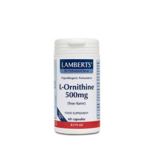 Lamberts L-Ornithine 500mg (60 Caps)