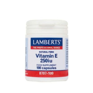 Lamberts Natural Form Vitamin E 250iu (100 Caps)