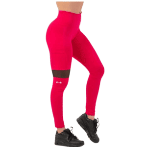 NEBBIA Sporty Smart Pocket High-Waist Leggings 404 Pink