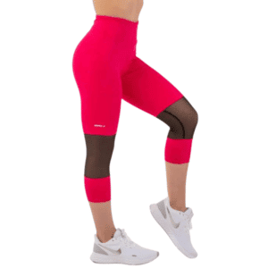 NEBBIA High-Waist ¾ Length Sporty Leggings 406 Pink