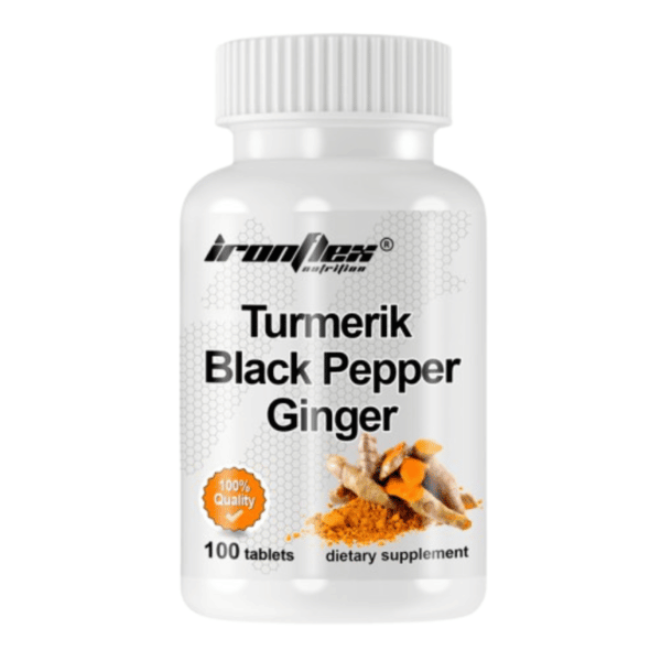 IronFlex Turmerik Black Pepper Ginger (100tabs)