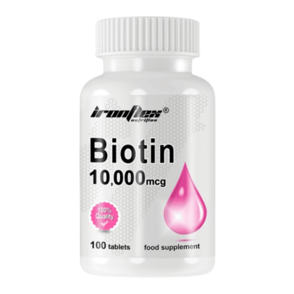 IronFlex Biotin 10,000mcg (100tabs)