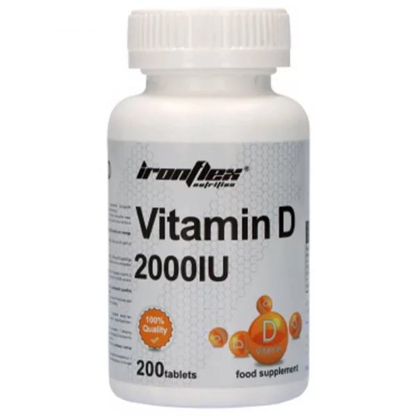 Ironflex Vitamin D 2000IU (200tabs)