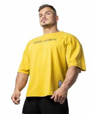 Legal Power Ανδρικό T-Shirt XXXXL Jersey Pique Yellow 2102-415
