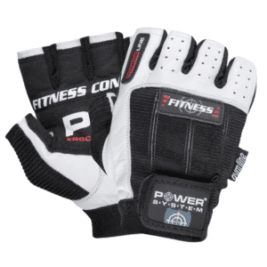 Power System Gloves Fitness White/Black / Αθλητικά Γάντια Γυμναστηρίου Λευκά/Μαύρα 2300